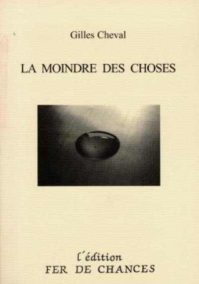 La moindre des choses