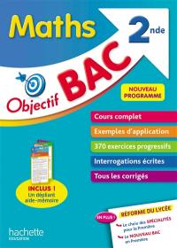 Maths 2de : nouveau programme