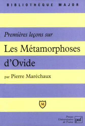 Premières leçons sur les Métamorphoses d'Ovide