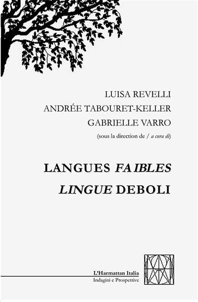 Langues faibles. Lingue deboli