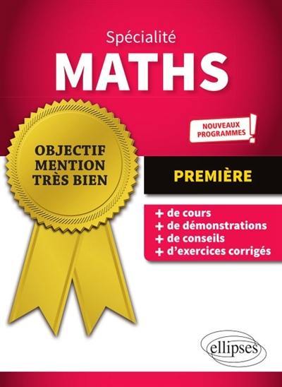 Spécialité maths première : nouveaux programmes !