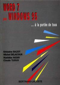 Word 7 pour Windows 95