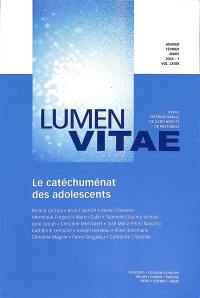 Lumen vitae, n° 1 (2024). Le catéchuménat des adolescents