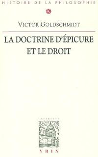 La doctrine d'Epicure et le droit