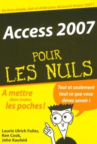 Access 2007 pour les nuls