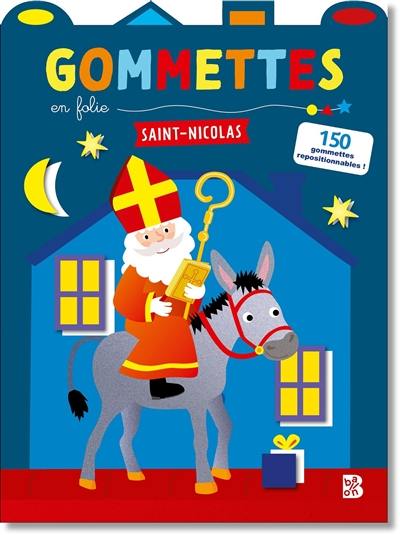 Gommettes en folie : Saint-Nicolas : 150 + gommettes repositionnables !