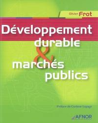 Développement durable & marchés publics