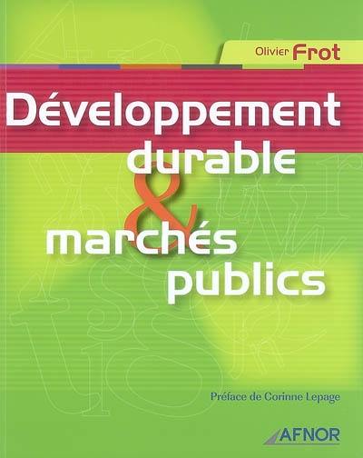 Développement durable & marchés publics