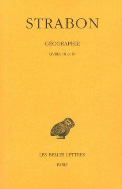 Géographie. Vol. 2. Livres 3-4