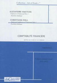 Comptabilité financière : cas corrigés et rappels de cours : 2011-2012