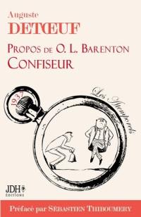 Propos de O.L. Barenton, confiseur : ancien élève de l'Ecole polytechnique : 1937