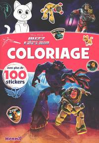 Buzz l'Eclair : coloriage avec plus de 100 stickers