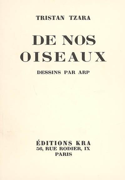 De nos oiseaux