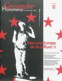 Cassandre, n° 103. Pour une Europe de la culture, 1