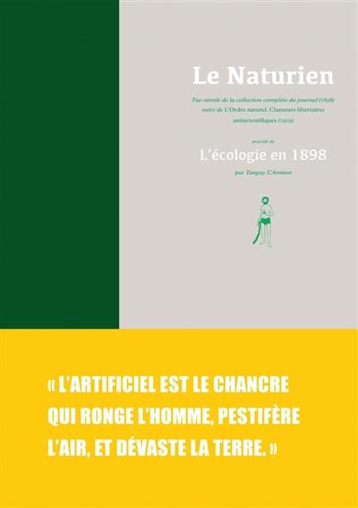 Le Naturien. L'écologie en 1898