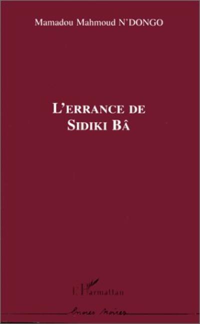 L'errance de Sidiki Bâ