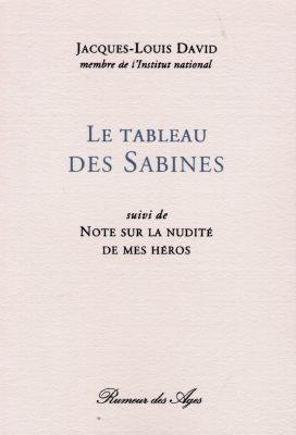 Le tableau des Sabines. Notes sur la nudité de mes héros