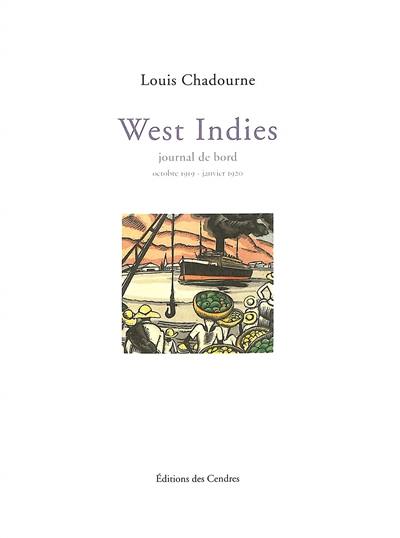 West Indies : journal de bord, octobre 1919-janvier 1920