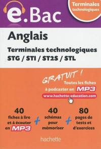 Anglais, terminales technologiques STG-STI-ST2S-STL