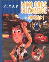 Pixar : mon gros coloriage + stickers !