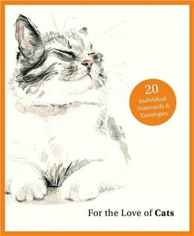 For the Love of Cats Notecards