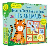 Les animaux : mon coffret livre et jeux : jeu de loto et jeu de mémoire