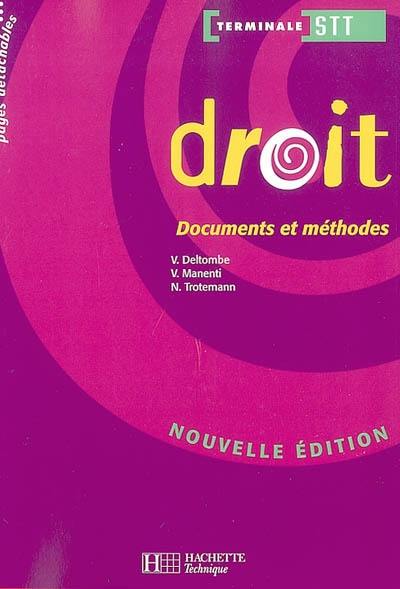 Droit, terminale STT : livre de l'élève