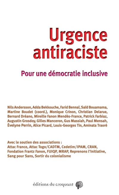 Urgence antiraciste : pour une démocratie inclusive