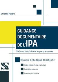 Guidance documentaire de l'IPA : diplôme d'Etat d'infirmier en pratique avancée