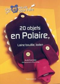 20 objets en polaire, laine bouillie, loden