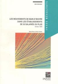 Les mouvements de main-d'oeuvre dans les établissements de 50 salariés ou plus : année 1999