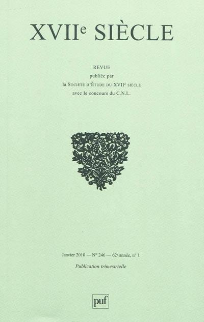 Dix-septième siècle, n° 246. Faire lire l'histoire