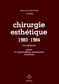 Chirurgie esthétique, 1983-1984 : rhinoplasties, ptoses et hypertrophies mammaires modérées