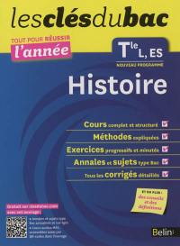 Histoire terminale L, ES : nouveau programme