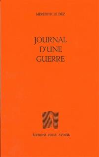 Journal d'une guerre