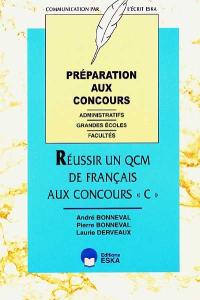 Réussir un QCM au concours C : préparation aux concours administratifs