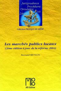 Les marchés publics locaux