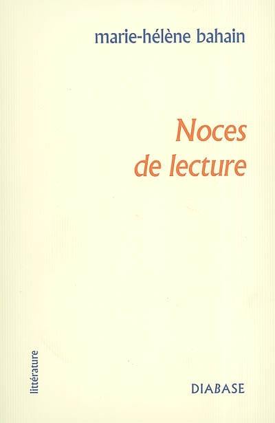 Noces de lecture