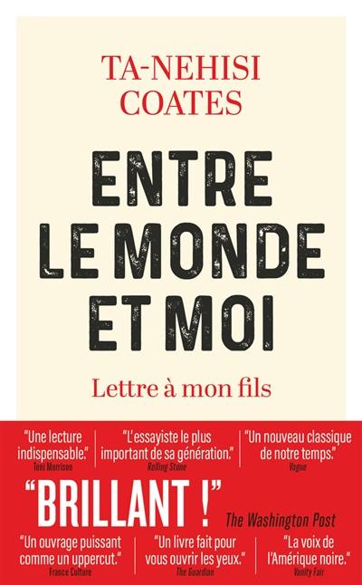 Entre le monde et moi : lettre à mon fils