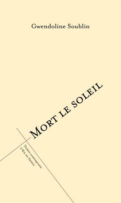 Mort le soleil