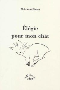 Elégie pour mon chat