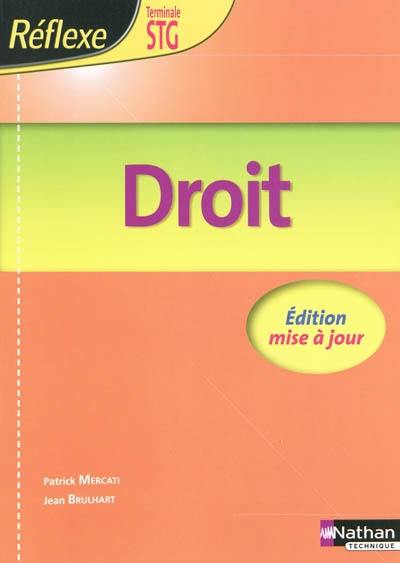 Droit, terminale STG