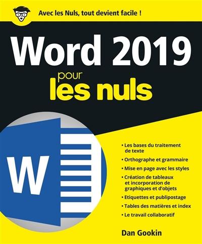 Word 2019 pour les nuls