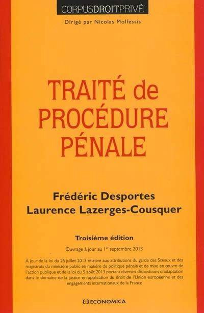 Traité de procédure pénale