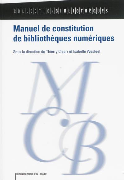 Manuel de constitution de bibliothèques numériques