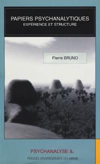 Papiers psychanalytiques. Vol. 1. Papiers psychanalytiques : expérience et structure