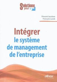 Intégrer le système de management de l'entreprise