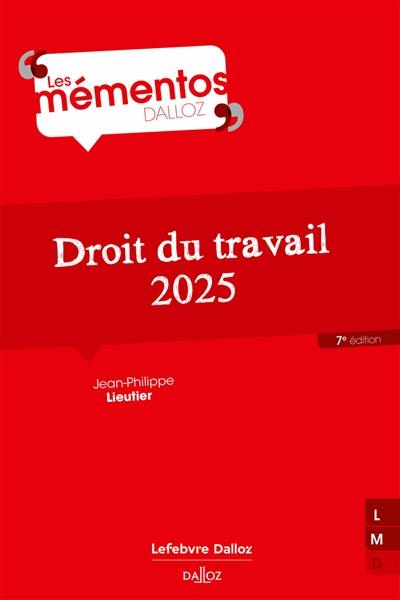 Droit du travail : 2025