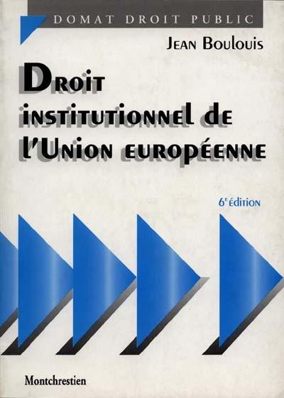 Droit institutionnel de l'Union européenne