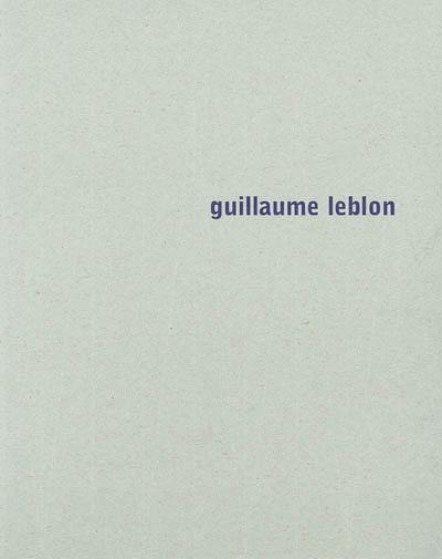 Guillaume Leblon : exposition, Dijon, Frac Bourgogne, 24 janv.-27 mars 2004